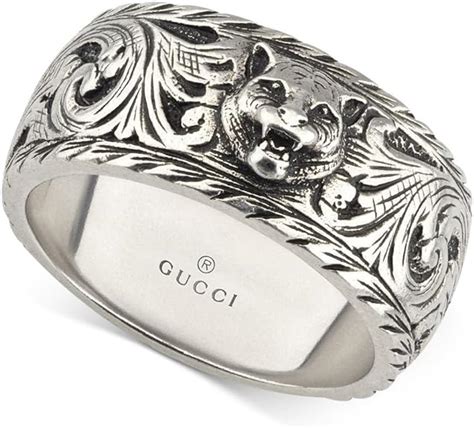 Gucci Gatto Silver Ring 